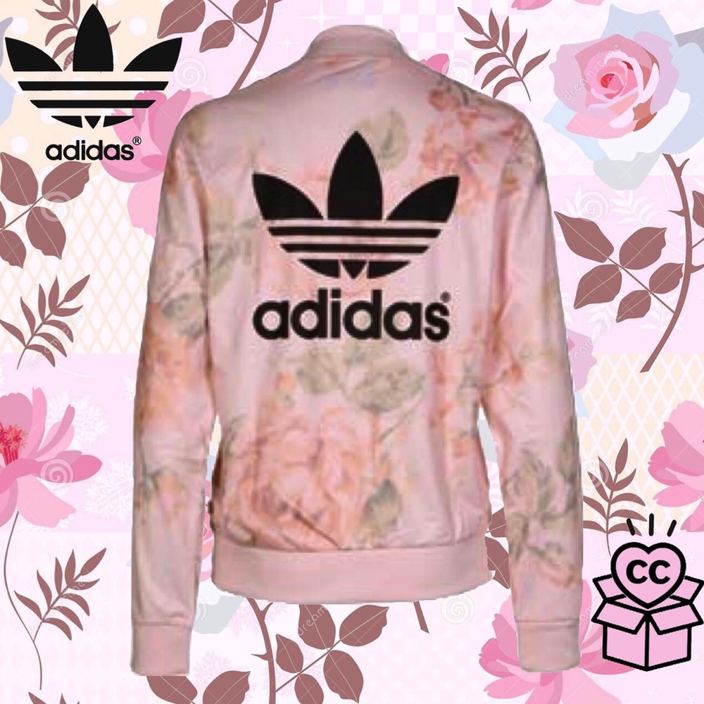 🌸Adidas Originals Pastel Rose Track Jacket🌸
